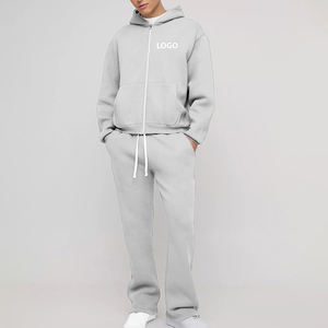 Ensemble sweat-shirt et pantalon de survêtement pour homme avec logo personnalisé, vêtements pour homme, ensemble de jogging, survêtement 2 pièces pour homme - Product Image 3