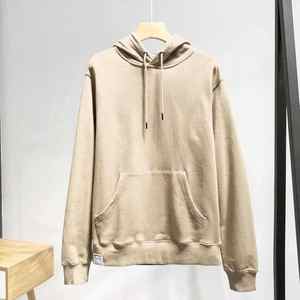 เสื้อฮู้ดแบบสวมหัวมีฮู้ดขนาดใหญ่พิเศษผ้าคอตตอน100% เทอร์รี่ออกแบบโลโก้ได้ตามต้องการแบบ3D นูนคุณภาพสูง-นาทีสั่งซื้อ2ชิ้นสำหรับฤดูหนาว - Product Image 5