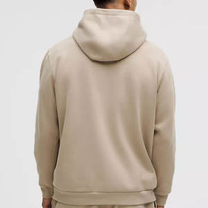 Venta al por mayor de ropa lisa en blanco 350 gramos de gran tamaño pulóver hombres peso pesado Sudadera con capucha de gran tamaño (bolsillo lateral) pulóver sudaderas con capucha - Product Image 2