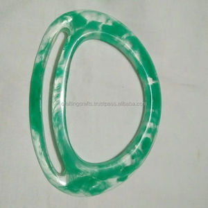 Asa de resina para bolsos, asas de resina de alta calidad hechas a mano para bolsos de mano de India a la venta - Product Image 1