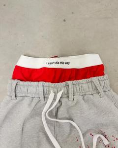 American Street Dirty Style Fashion Mid Waisted Washed 100% Cotton Transpirable Vintage Men's Jogger Pantalones con cordón - Product Image 5