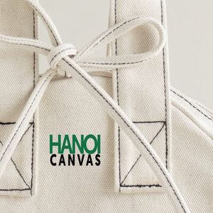 OEM <b>Mini</b> Canvas Circle <b>Tote</b> <b>Bag</b> BSCI Vietnamese Manufacturer Direct Wholesale Custom Logo Printed Cotton Shopping <b>Tote</b> <b>Bag</b> - Product Image 3