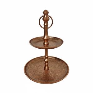 Deluxe Quality Gold Plated Metal Eco-Friendly Handmade Modern Cake Stand <b>Cupcake</b> <b>Holder</b> Elegant Dessert Display Serving Tray - Product Image 3