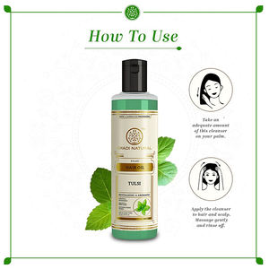 Khadi Natural Tulsi Aceite Capilar 210 ml - Product Image 4