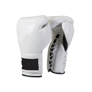 OEM ODM Custom Logo Professional High Quality PU Leather Boxing <b>Gloves</b> PU Leather <b>Lace</b> up Boxing <b>Gloves</b> for Training - Product Image 5