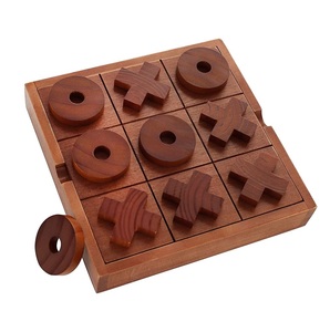 เกมไม้ติ๊กแทคโท โต๊ะเกม XO หมากรุกปริศนา ผลิตจากไม้และทองเหลือง คุณภาพดีจากผู้ผลิตชั้นนำ สินค้าใหม่ - Product Image 6