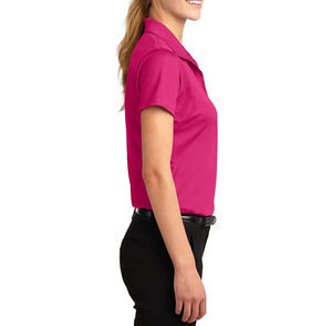 Polos de golf ligeros de diseño personalizado Premium para mujer, estilo informal de secado rápido para el verano - Product Image 5