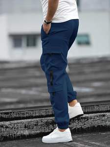 Pantalones Cargo de hombre de tendencia superior de calidad superior, pantalones Cargo cómodos transpirables ligeros hechos a medida, precio barato - Product Image 6
