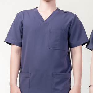 Scurbs Uniforms Medical Scrubs Camisa de buena calidad WRAP transpirable almacenado en una bolsa de polietileno del fabricante de Vietnam - Product Image 3
