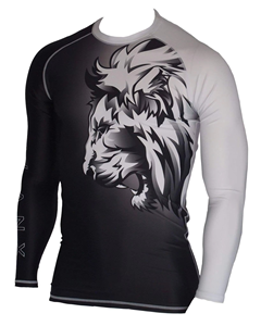 Custom BJJ Rash Guard Polyester Breathable Sublimation <b>Printed</b> High Quality Custom Design Rash guard Men Rash Guard - Product Image 6