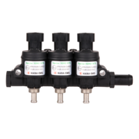 Injecteur de carburant à gaz HANA Fiat 124 ISO, type alimentation latérale 12V, haute durabilité, 3 cylindres, 4 cylindres, GNC/GPL, nouveau H2002