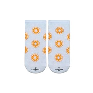 <b>Orange</b> Slice Ankle <b>Socks</b> Breathable Lightweight Nylon Floral Animal Jacquard Embroidery Disposable One Fits All Daily Summer Bag - Product Image 1