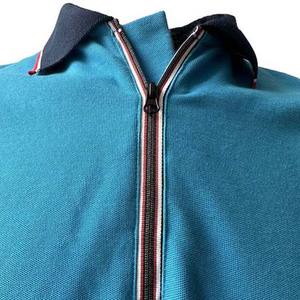 Venta al por mayor superventas calidad premium nueva llegada ropa de hombre polos de algodón de talla grande último diseño camisas de media cremallera - Product Image 3