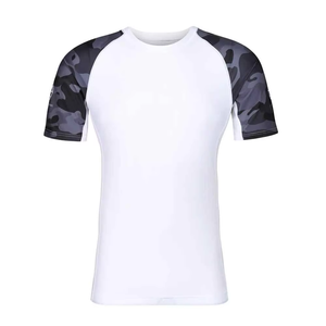 Rashguards personnalisés par sublimation, vente en gros, pas cher, haute qualité, pour BJJ et MMA, Rashguard de Jiu Jitsu, meilleure tenue de combat - Product Image 1