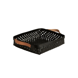 Artesanos vietnamitas, bandeja para servir frutas secas de bambú hechas a mano, bandeja para servir comida, restaurante, precio al por mayor de B2B - Product Image 2