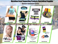 Personnalisé événement Marathons course course chemise débardeur gilet t-shirt short sac médaille Logo accessoire producteur hommes Marathon Singlet