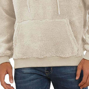Sudadera con Capucha de Forro Polar Sherpa para Hombre, Bordada con Logotipo Personalizado, Nueva Moda, la Mejor Calidad a Bajo Precio - Product Image 6