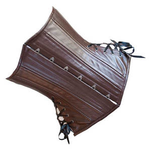 Hot Selling <b>Women</b> Natural <b>Leather</b> Corset Breathable Medium Control Premium Quality Push Up Shapewear Custom Logo OEM Wholesale - Product Image 4