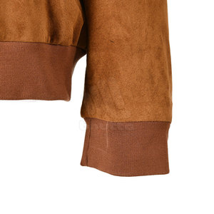 Chaquetas de Cuero de Gamuza de Invierno de Primera Calidad para Hombre, Cuello Alto y Logotipo Frontal, Ropa Urbana Transpirable y Ecológica para Uso Diario - Product Image 6