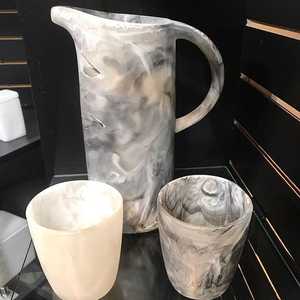 Pichet à eau en résine écologique de qualité supérieure, style classique, plusieurs couleurs, passe au lave-vaisselle, 1L/1,5L pour théières - Product Image 2