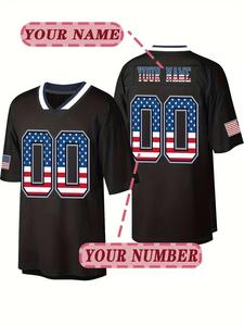 Unisex Adult Team American Football Uniform <b>Short</b> Anti-Bacterial 100% Polyester Breathable <b>Mesh</b> Fabric Customizable Sport Use - Product Image 2