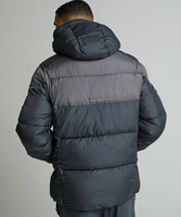 Nouvelle arrivée, meilleur design, logo personnalisé, veste matelassée en duvet de canard léger et chaud, tissu en nylon d'hiver de qualité supérieure pour hommes
