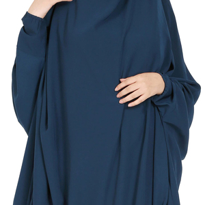 Latest Casual Islamic Women Abaya Floor Length Polyester Breathable Customised <b>Fabric</b> with Trending Design for Spring Wear - Product Image 6