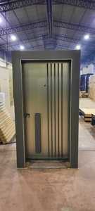 ABSDOOR ARGENT Porte d'entrée manuelle en acier moderne Économie d'énergie Isolation thermique Conception réglable Entrée intérieure Appartement - Product Image 6