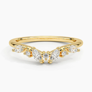 Exquis 925 Argent Moissanite Diamant Bague Ronde Marquise Coupe Conception Intemporelle pour la Fête d'Anniversaire de Mariage de Fiançailles des Femmes - Product Image 5