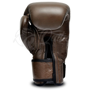 ถุงมือมวยหนังใส่สบายผลิตจากโรงงานสำหรับการฝึกออกกำลังกายและ MMA - Product Image 5