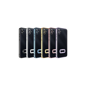 Coque JoieCreatif Omega en Silicone Bleu Sienna avec Protection Caméra et Logo Découpé pour Samsung Galaxy A06, A03S, A22, A24, A34, A53 - Product Image 3