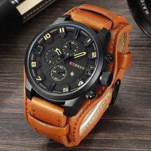 Ladies Luxury Quartz Analog Watches Simple Stylish Montre-<b>Bracelet</b> Stainless Steel <b>Leather</b> Band Water-Resistant Diver Features - Product Image 2