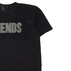 Camiseta de manga corta de verano con diamantes de imitación para hombre, camiseta de alta calidad de secado rápido, venta al por mayor, camiseta con diamantes de imitación - Product Image 5