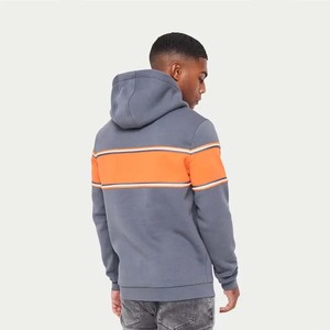 Meilleure vente 100% coton rayé conception hommes sweats à capuche Logo personnalisé pull à manches longues respirant hiver hommes sweats à capuche bases - Product Image 5