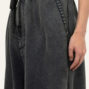 กางเกงกีฬาลำลองใส่ได้ทั้งชายและหญิงปักลายสไตล์สตรีทแวร์แนวสตรีทเทอร์รี่กรดซักได้ตามต้องการ - Product Image 4