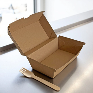 Cajas de Comida para Llevar de Papel Kraft Reciclado al por Mayor, con Laminado Mate, para Uso en Restaurantes - Product Image 5