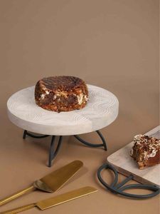 Support à gâteau rond de décoration avec support en métal pour restaurant mariage maison noël en gros taux - Product Image 5