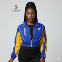 Veste coupe-vent Sigma Gamma Rho, légère, décontractée, tendance, imperméable, à fermeture éclair, pour femmes