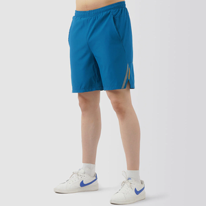 Pantalones cortos de gimnasio transpirables ecológicos de la mejor calidad para hombre, logotipo personalizado, patrón sólido, estilo Vintage, secado rápido, varios colores - Product Image 6