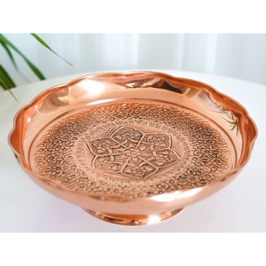 Cuenco de sopa de comida de Metal de mesa martillada de cobre, diseño moderno clásico, cuenco redondo de Metal de gran tamaño para comida y postre - Product Image 3
