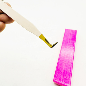 แหนบ90องศา L-Type ขนตาปลอมเคลือบผงนู้ดเคลือบทองจุดสแตนเลสดูแลส่วนบุคคล - Product Image 4