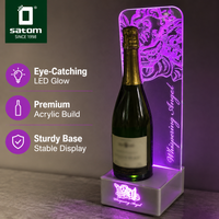 Base de présentation de bouteilles LED d'usine avec éclairage laser pour bars et soirées VIP