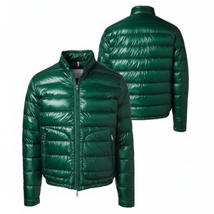 Dernier design de veste matelassée sur mesure, meilleur prix de gros, polyester et nylon de haute qualité, style streetwear, vestes pour hommes, OEM - Product Image 3