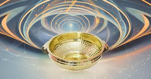 Urli décoratif en laiton de 6 pouces pour la décoration de la maison et du bureau Urli en laiton traditionnel pour la décoration florale et de bougie Pièce d'exposition - Product Image 6