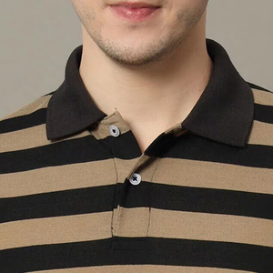 เสื้อโปโลผู้ชายหล่อเท่ทุกไซส์ เสื้อยืดโปโลผู้ชายเนื้อผ้าเบาสบาย ทรงปกติ ชุดยีนส์สีน้ำเงิน ปรับแต่งได้ - Product Image 2