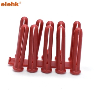 Elehk <span class=keywords><strong>Taquete</strong></span> de plastico rojo 1/4 Tapones Plástico Rojo Pack 100 - Product Image 4