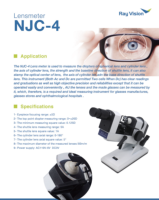 High Accuracy NJC-4 Lensmeter for Optical Stores and Ophthalmic Clinics