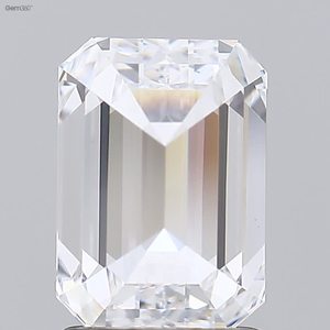1.56ct Emerald Cut Lab-Grown Diamond IGI Certified E Color VS1 Clarity Lab-Stone - Product Image 2