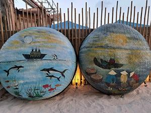 High Quality Vietnam Bamboo Coracle Boats <b>Wicker</b> Crafts for Water Sports and Travel Entertainment - Caryln 0084935825297 - Product Image 2