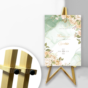 Chevalet de présentation en bois - Product Image 1